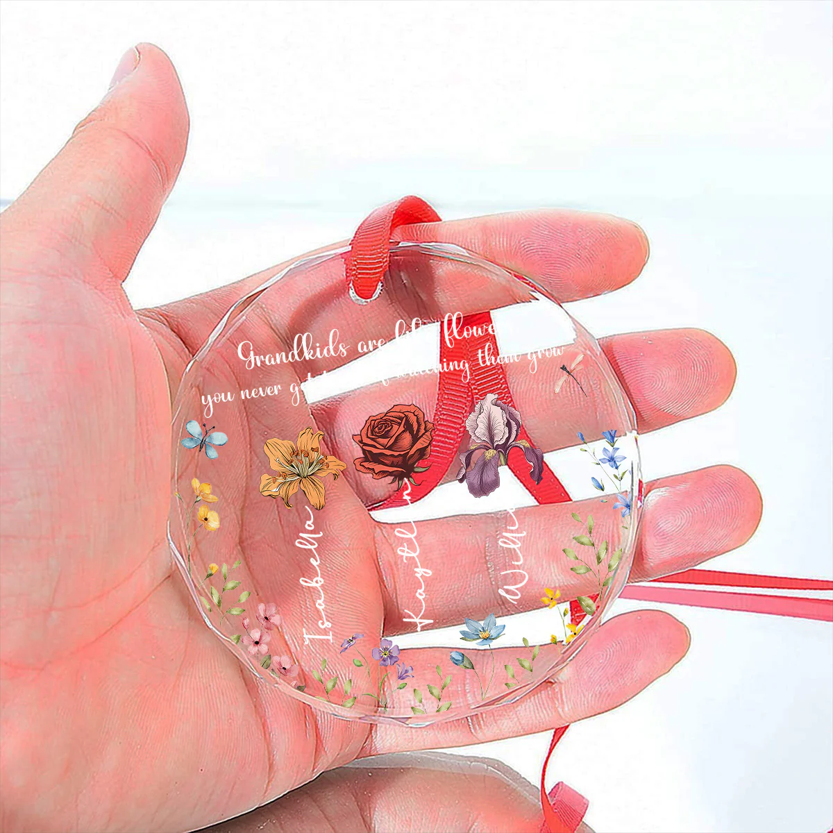 Every House Needs A Grandmother In It - Personalized Custom Glass Ornament - Image 5