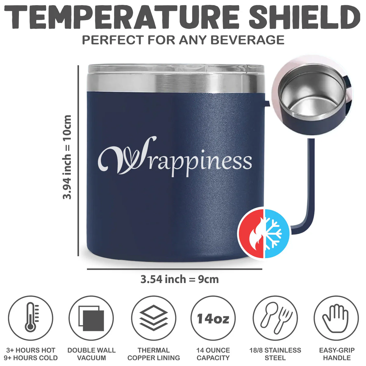 Every Poo I Do I Do It For You - Personalized Custom 14oz Stainless Steel Tumbler With Handle - Image 5