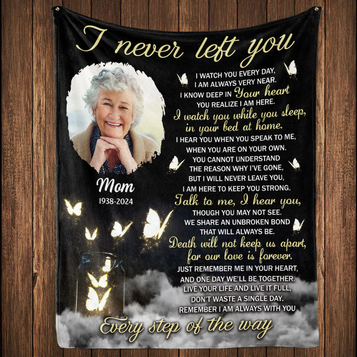 Every Step Of The Way - Personalized Custom Fleece Blanket - Image 3