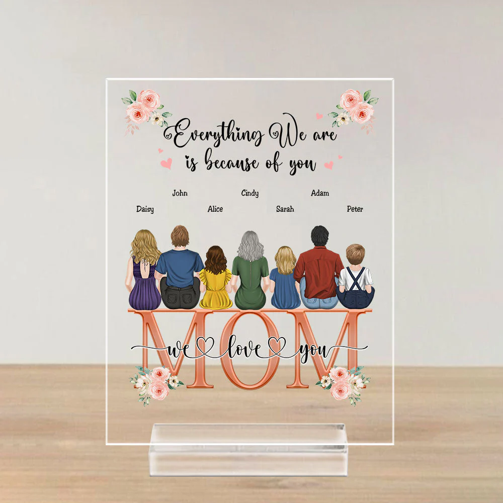 Everything I Am - Personalized Custom Acrylic Plaque With Base - Image 6