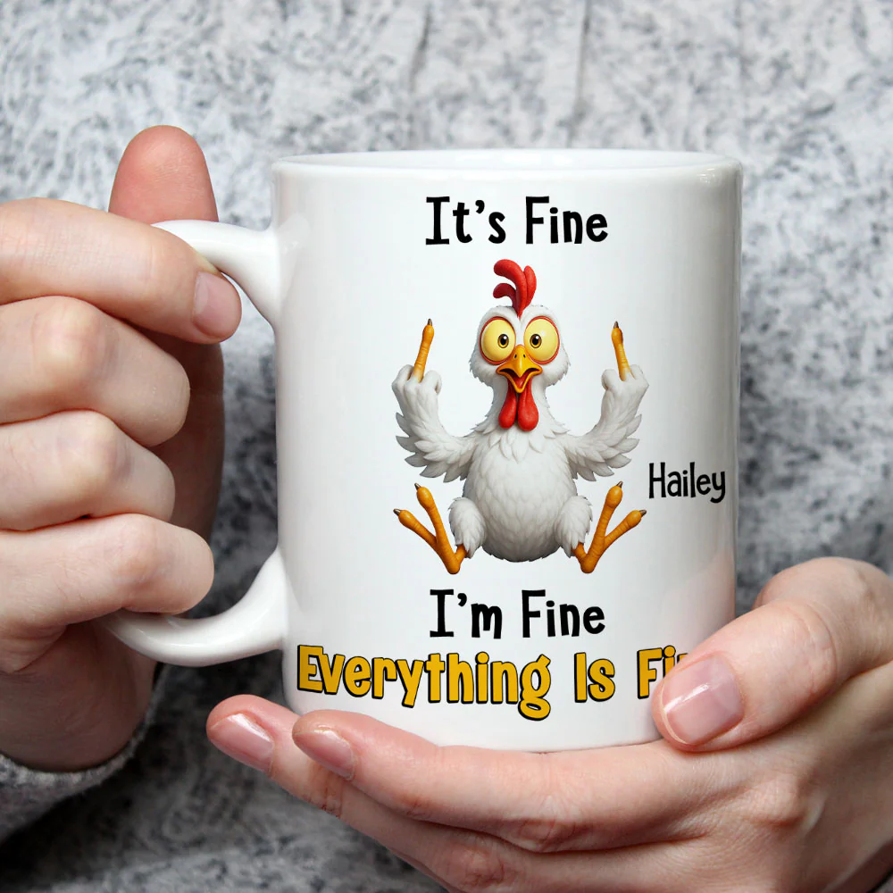 Everything Is Fire - Personalized Custom Coffee Mug - Image 3