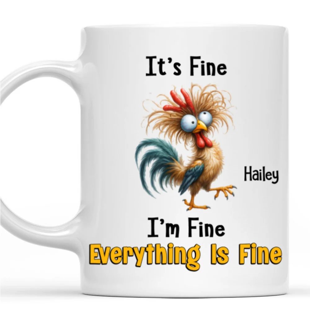 Everything Is Fire - Personalized Custom Coffee Mug - Image 7