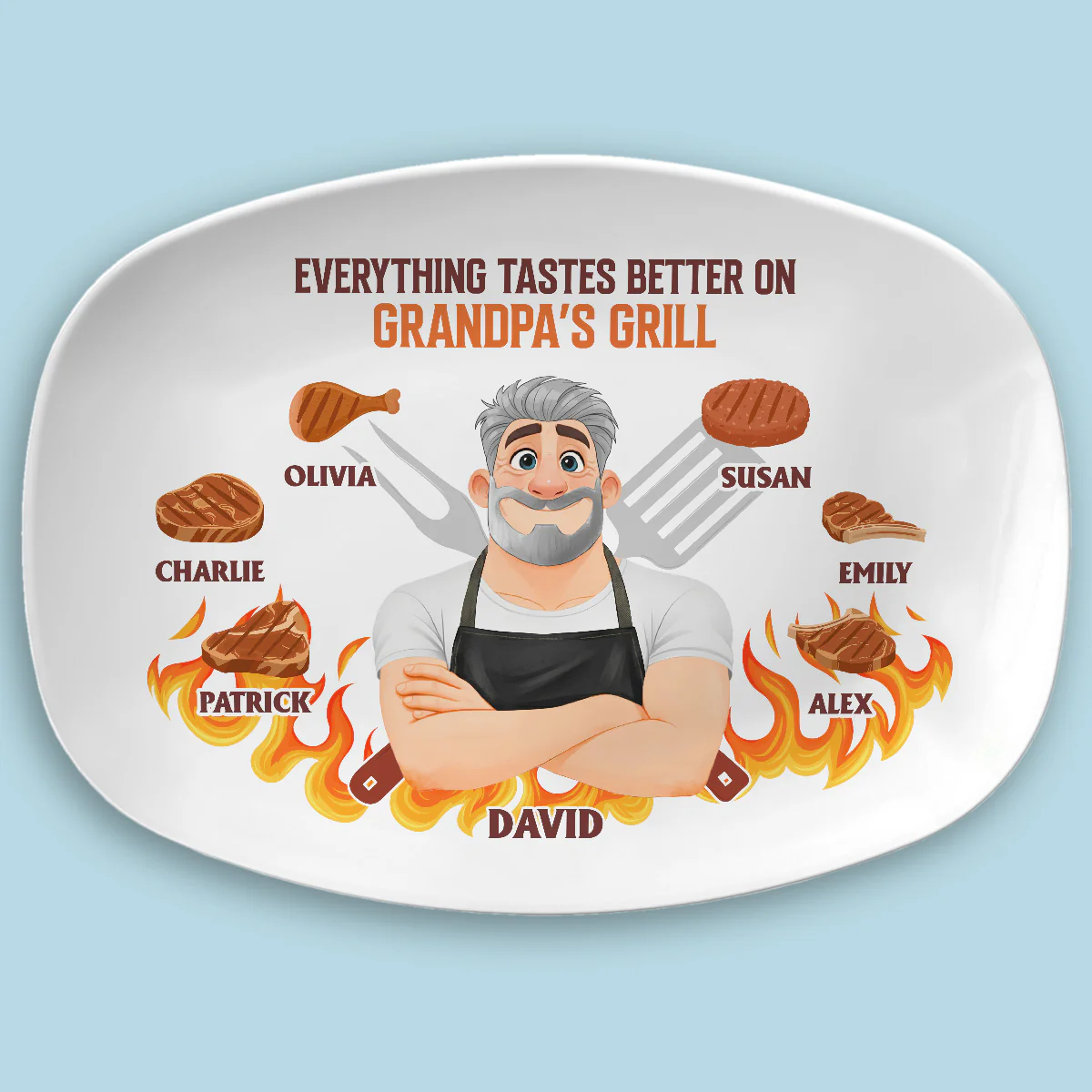 Everything Tastes Better - Personalized Custom Platter