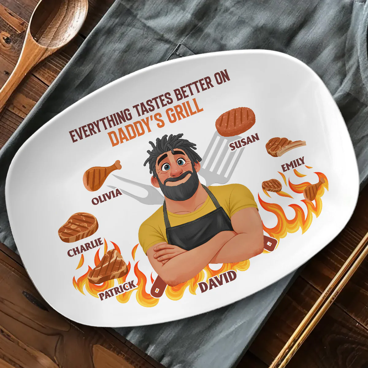 Everything Tastes Better - Personalized Custom Platter - Image 3