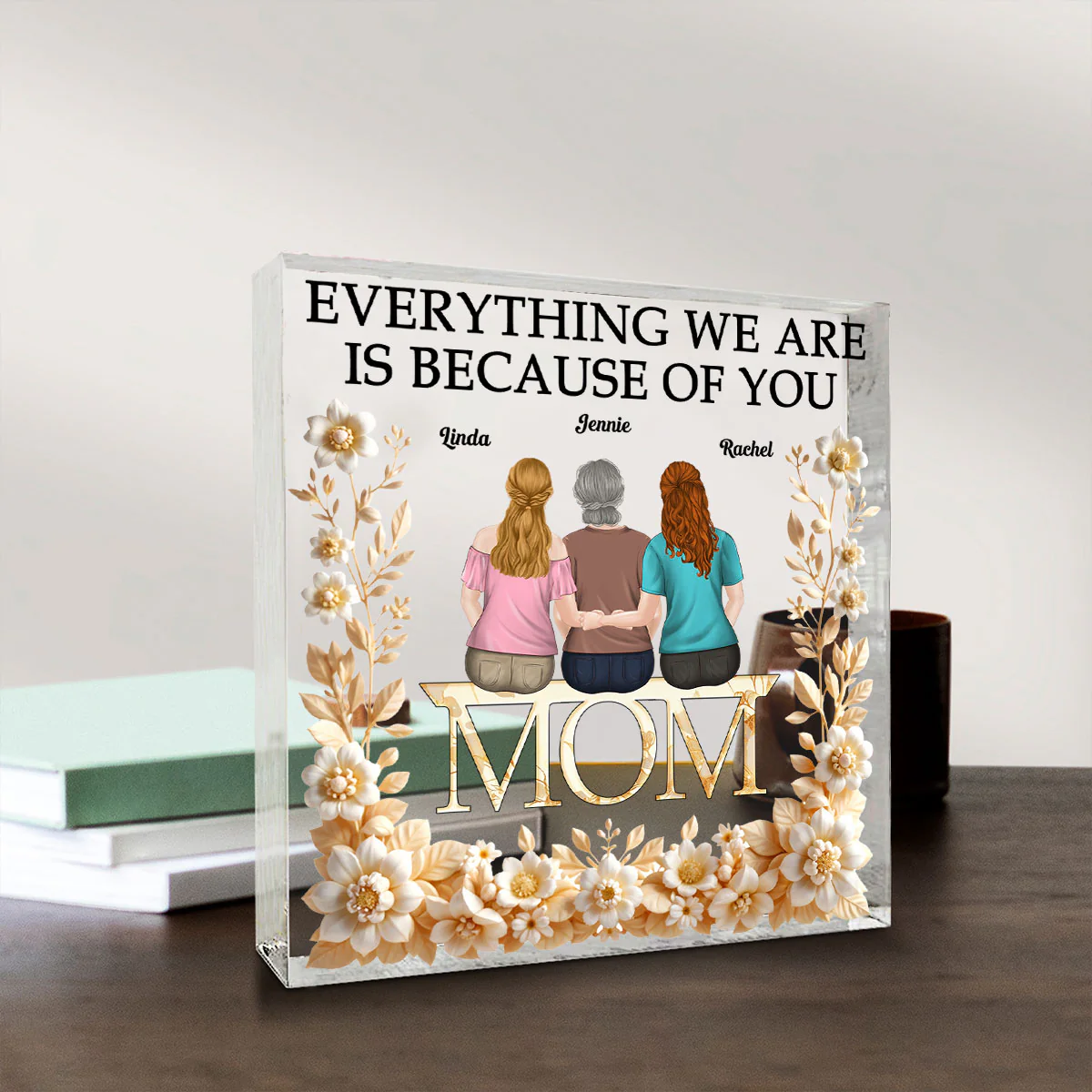 Everything We Are - Personalized Custom Acrylic Plaque - Image 2