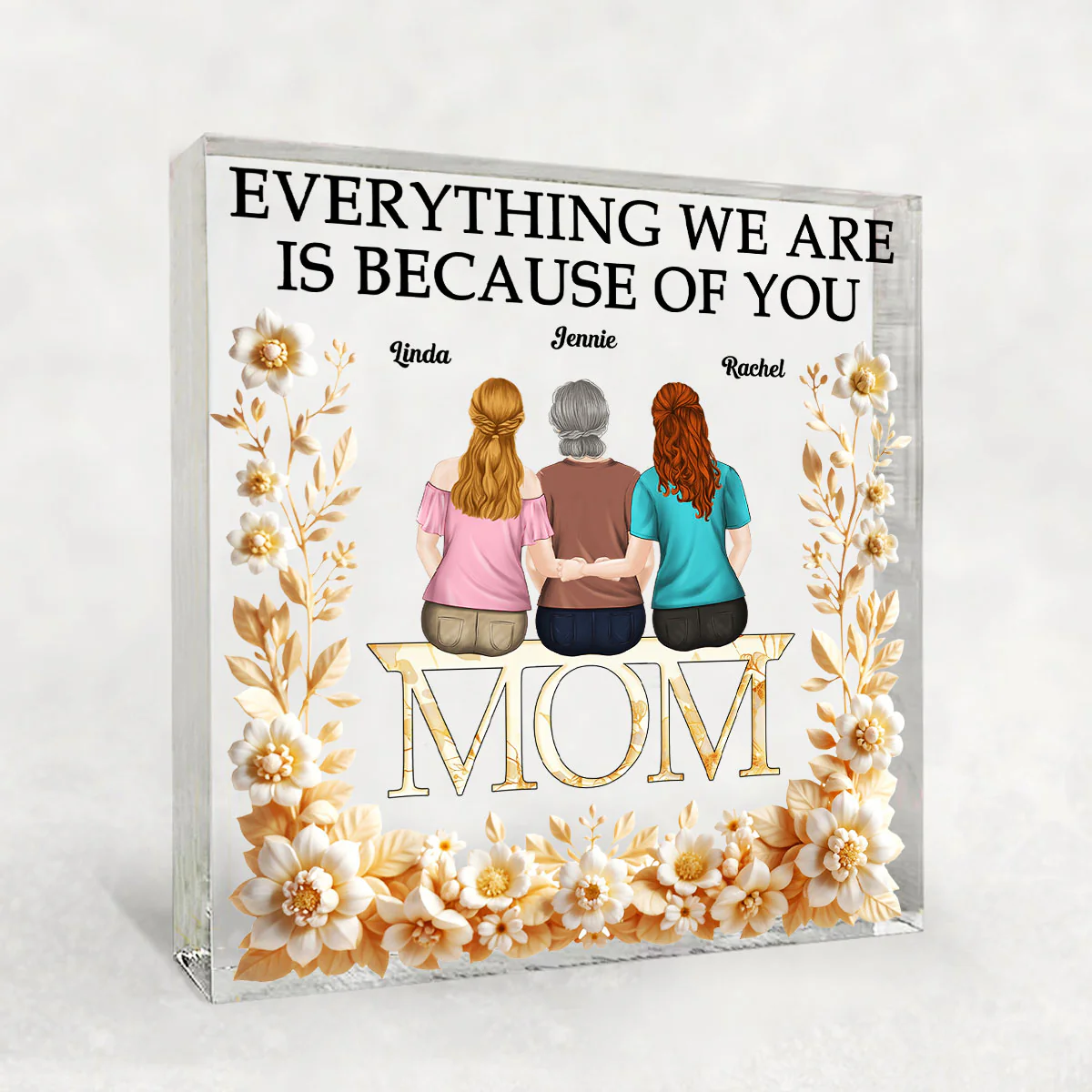 Everything We Are - Personalized Custom Acrylic Plaque - Image 3