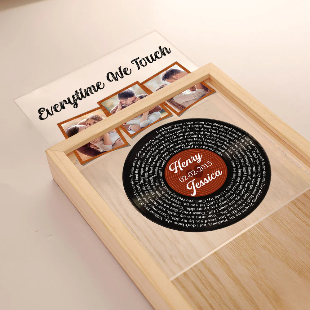 Everytime We Touch - Personalized Custom Frame Light Box - Image 2