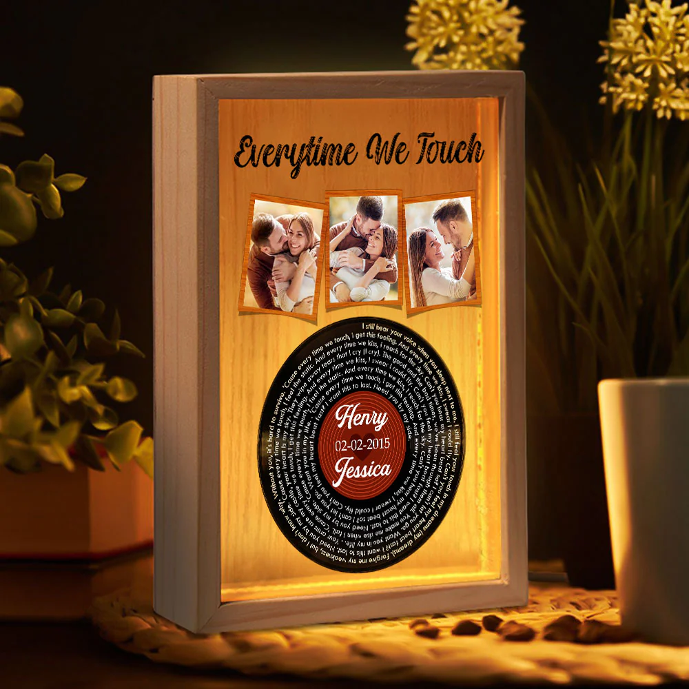 Everytime We Touch - Personalized Custom Frame Light Box - Image 5