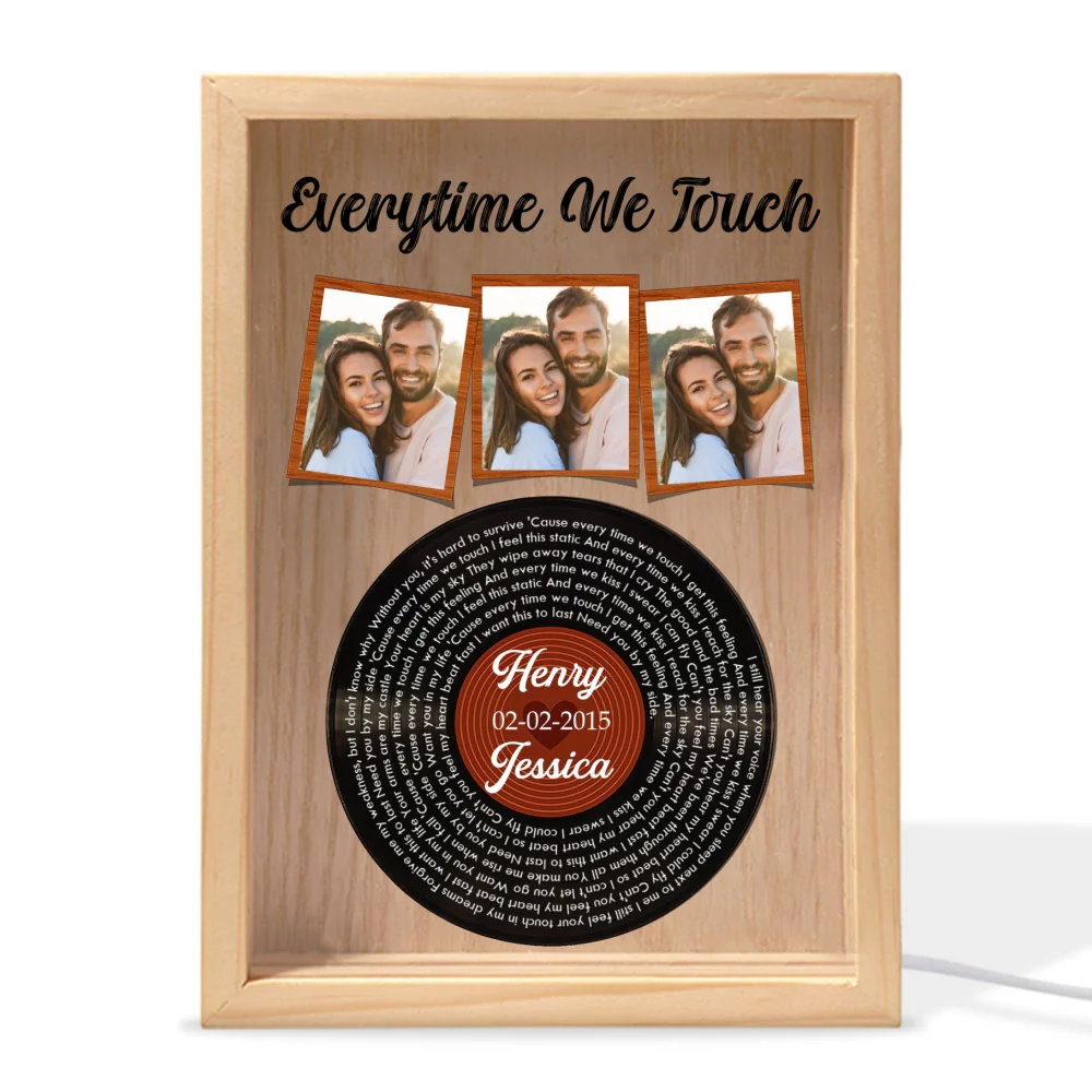 Everytime We Touch - Personalized Custom Frame Light Box - Image 8