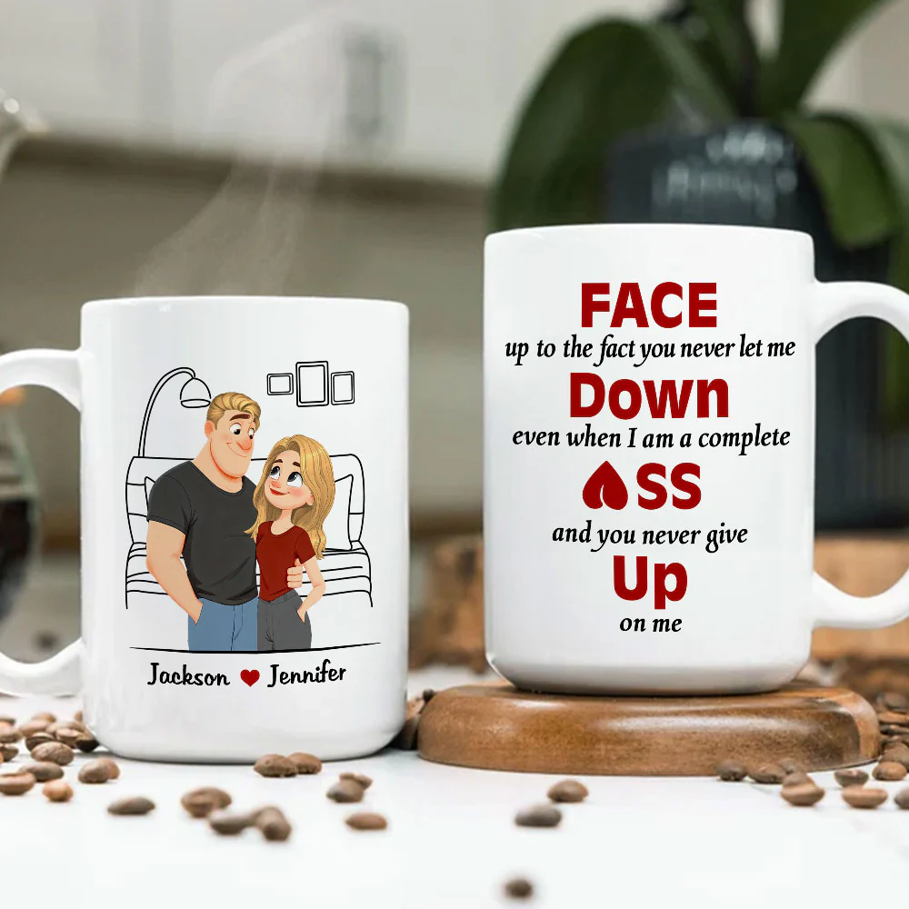 Face Down - Personalized Custom Coffee Mug - Image 4