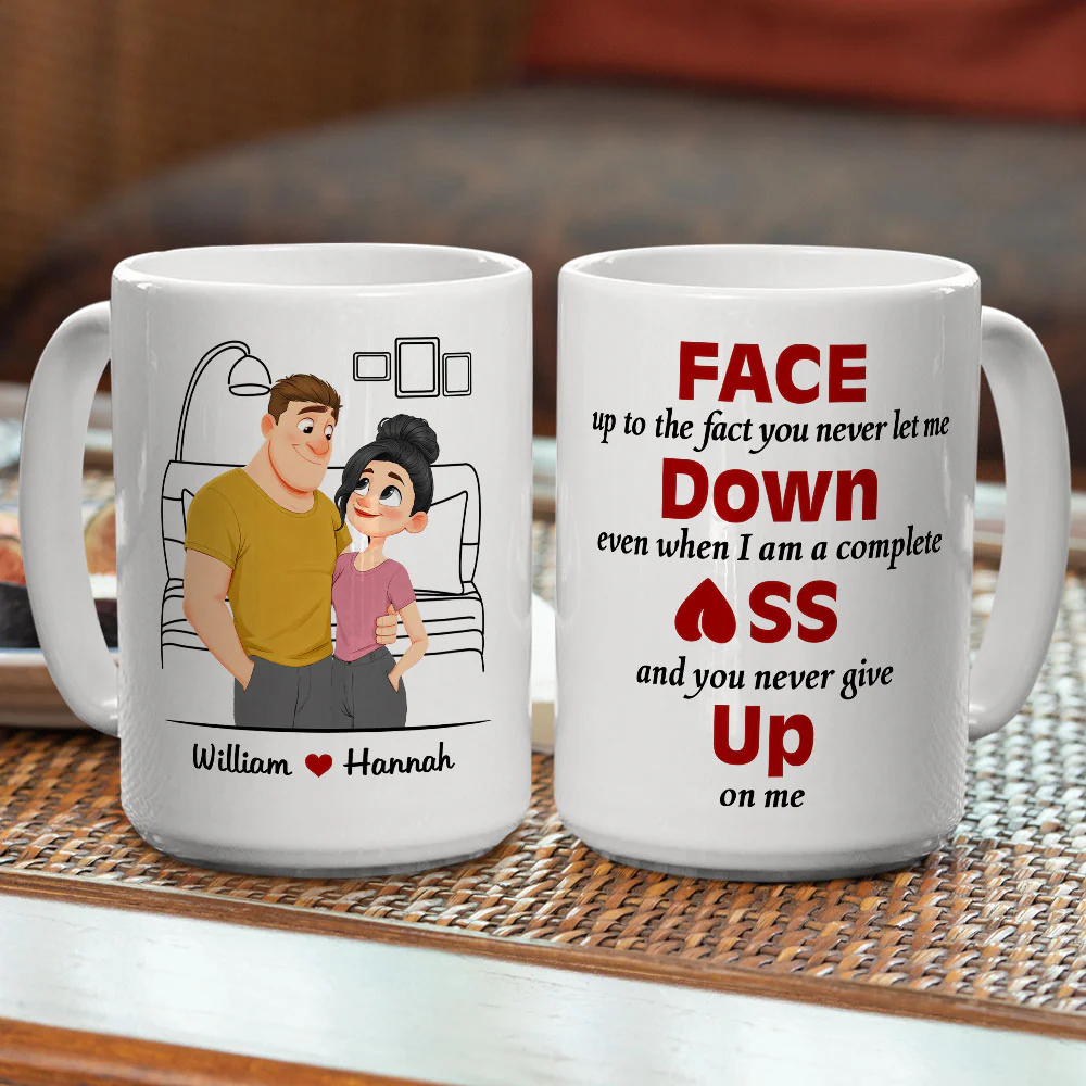 Face Down - Personalized Custom Coffee Mug - Image 5