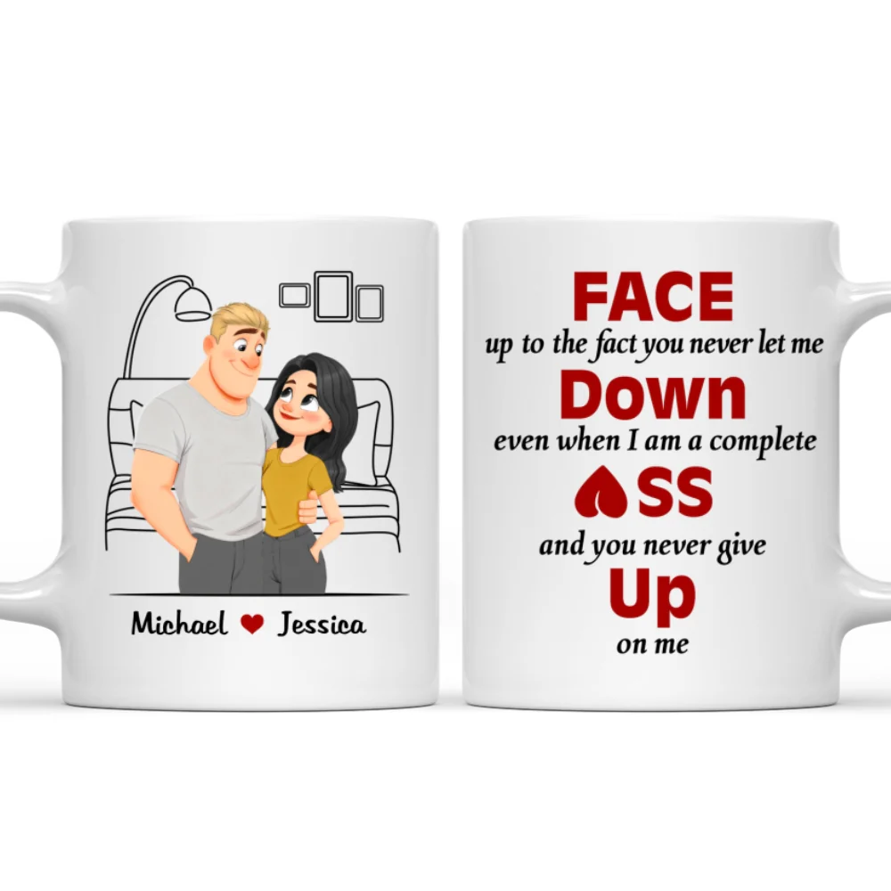 Face Down - Personalized Custom Coffee Mug - Image 7