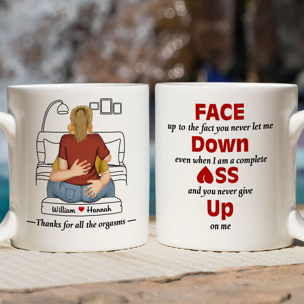 Face Up To The Fact - Personalized Custom Coffee Mug - Image 3