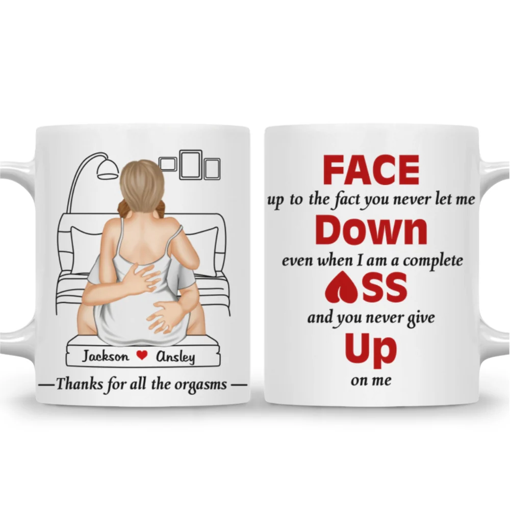 Face Up To The Fact - Personalized Custom Coffee Mug - Image 7