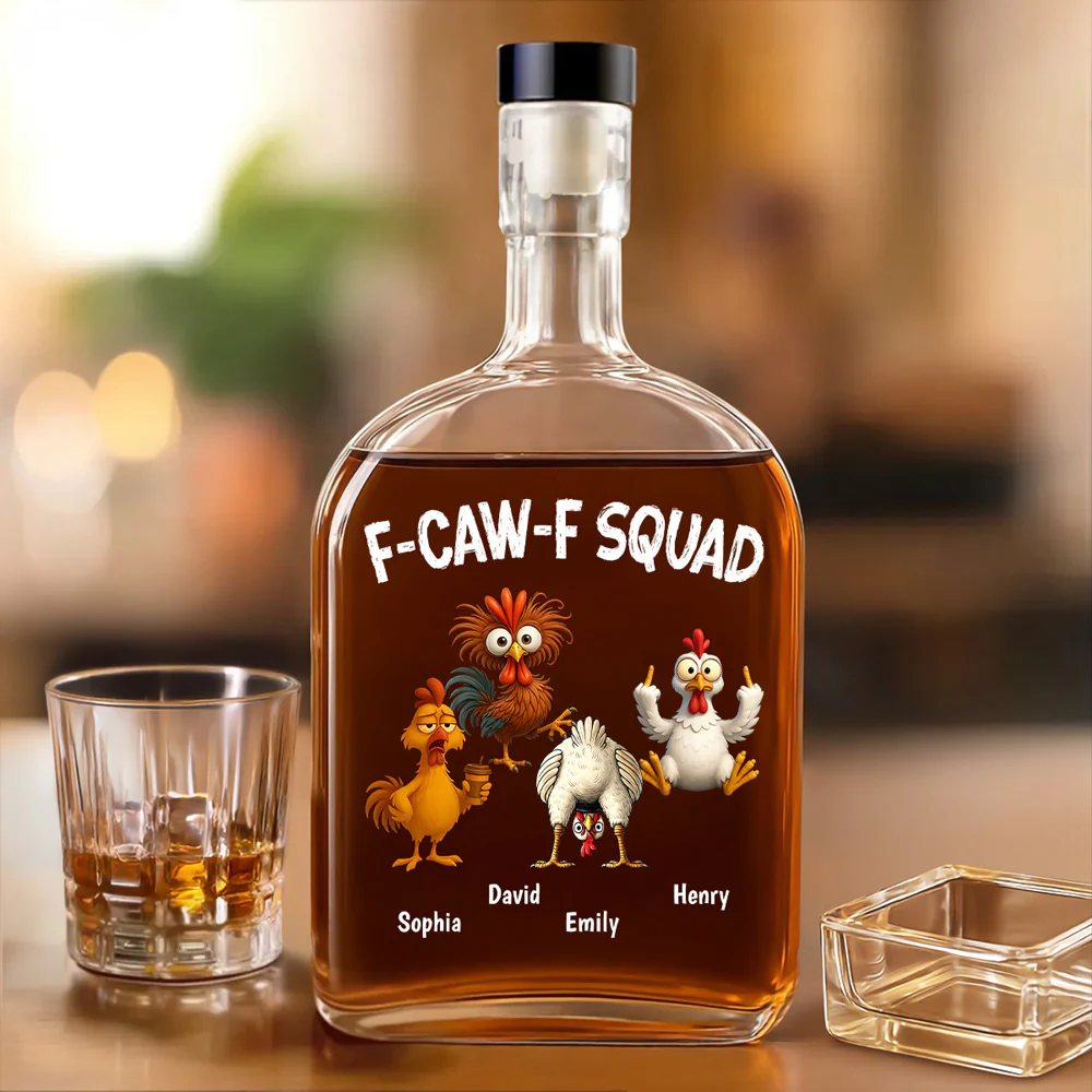 FACWF Squad - Personalized Custom Spirits Decanter