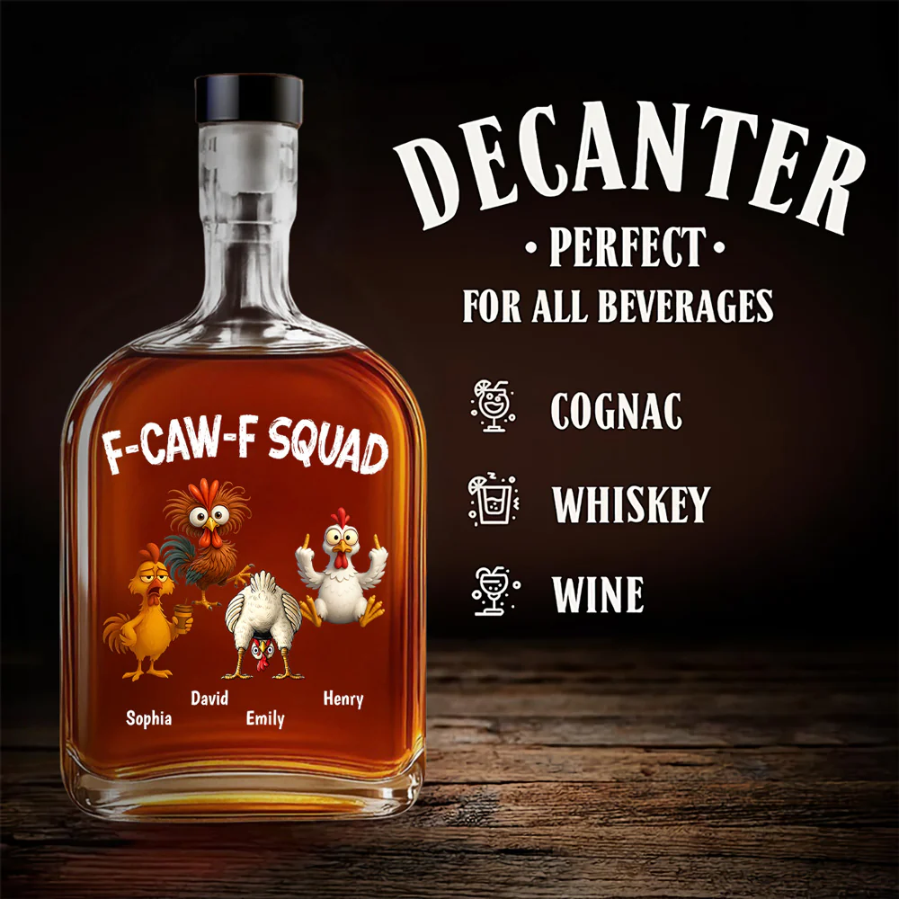 FACWF Squad - Personalized Custom Spirits Decanter - Image 4