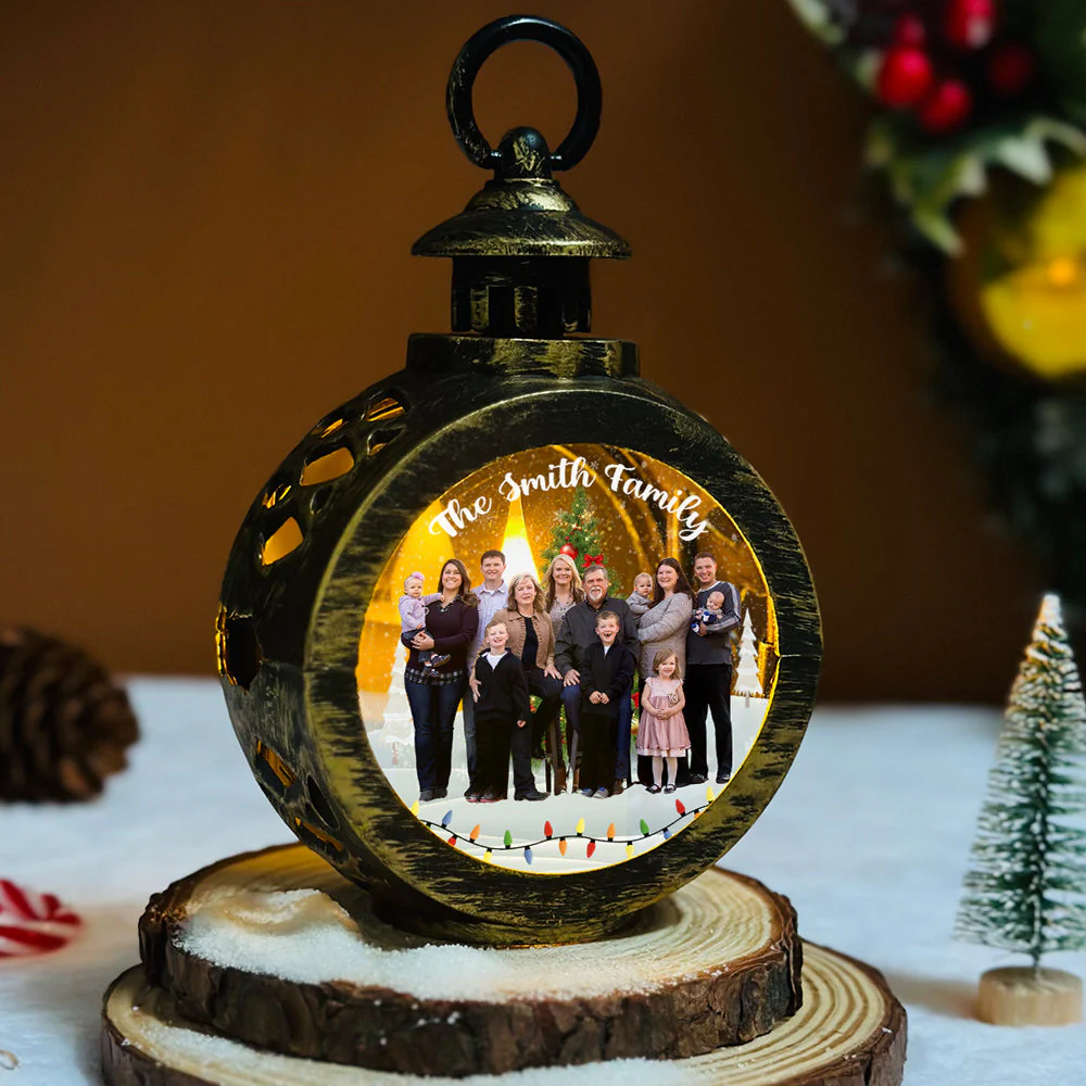 Family And Friends - Personalized Custom Christmas Lantern - Image 5