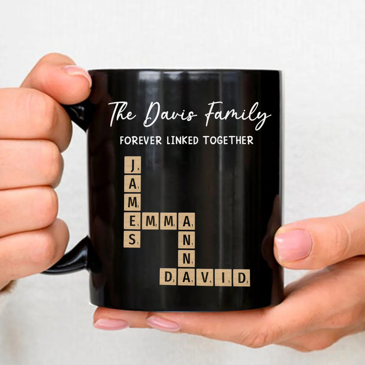 Family Bonds Grow Strong Forever - Personalized Custom Coffee Mug - Image 2