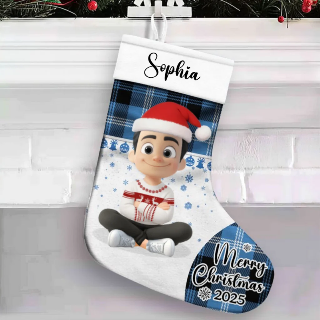 Family Christmas Stocking 2025 - Personalized Custom Christmas Stocking - Image 6