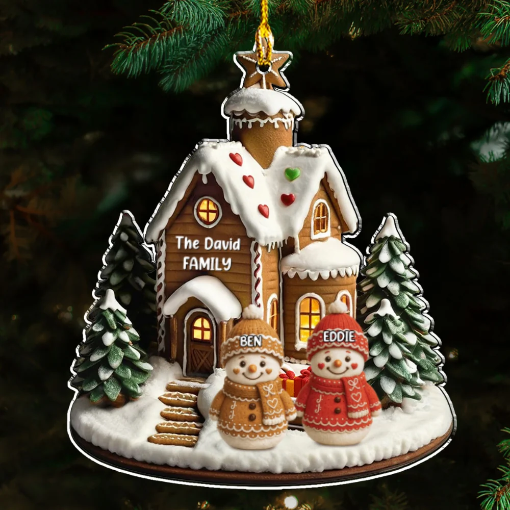 Family Farm Life - Personalized Custom Acrylic Ornament - Image 6