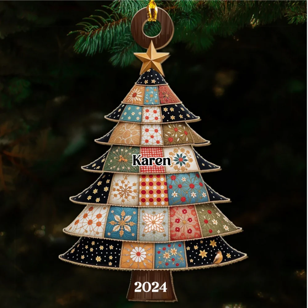 Family Is The Best Part Of Christmas - Personalized Custom Wood Ornament - Image 5