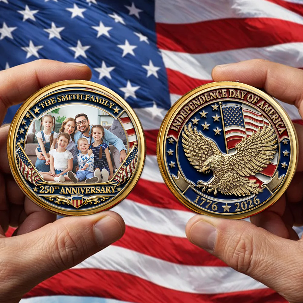 Family Love America - Personalized Custom Commemorative Keepsake Coin