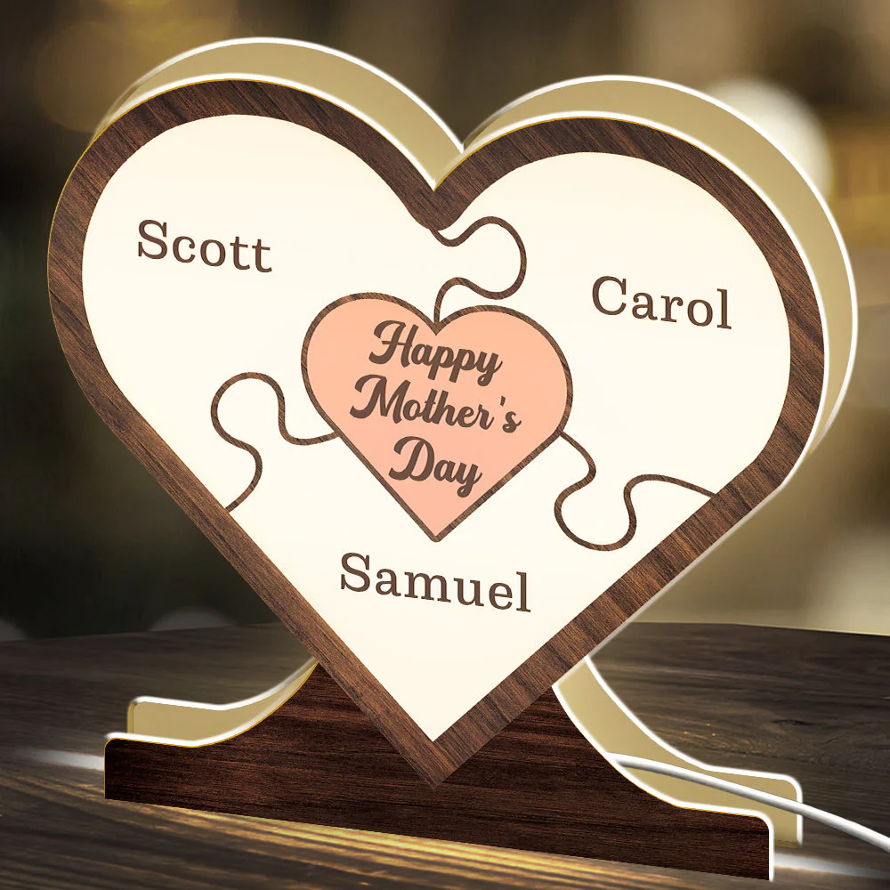 Family Mosaic - Personalized Custom Light Box - Image 3