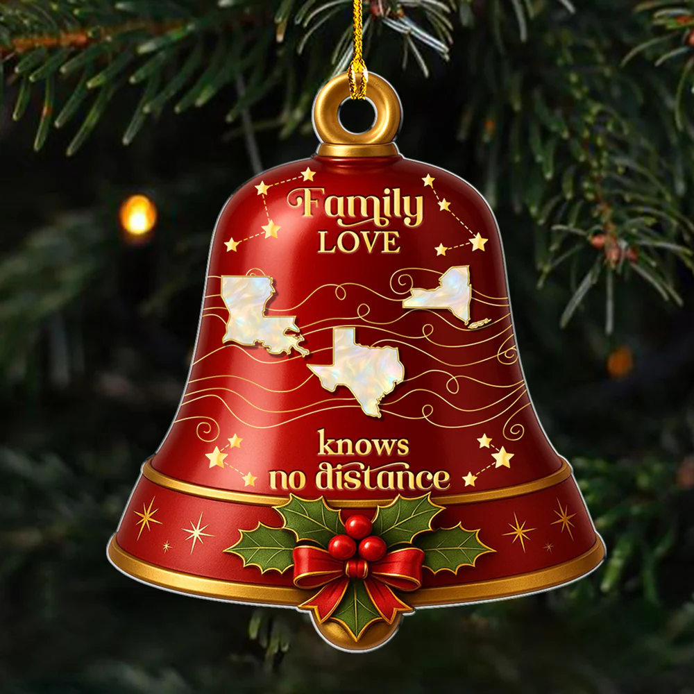 Family Reunion Christmas - Personalized Custom Acrylic Ornament - Image 3