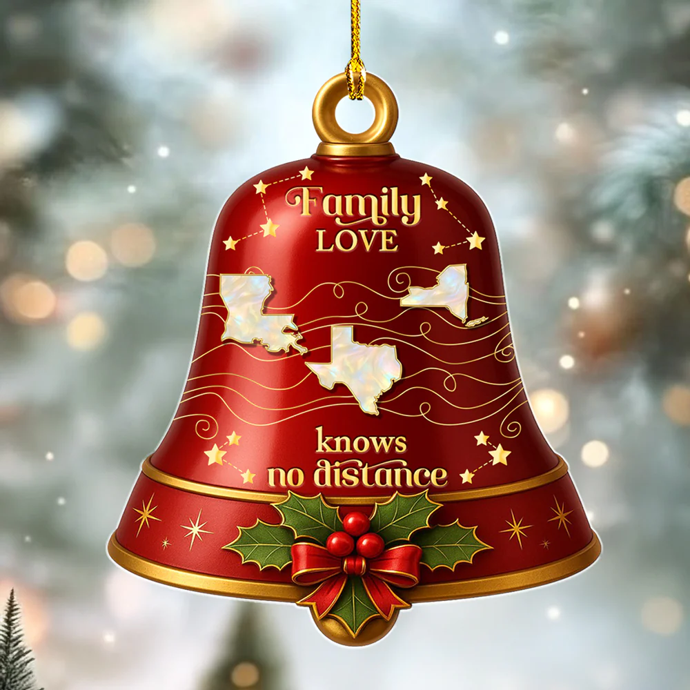 Family Reunion Christmas - Personalized Custom Acrylic Ornament - Image 5