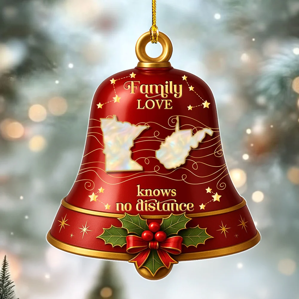 Family Reunion Christmas - Personalized Custom Acrylic Ornament - Image 7