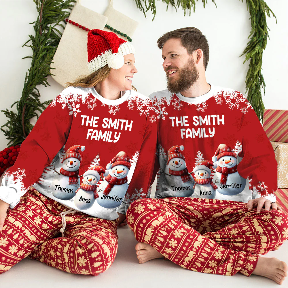 Family Together Christmas - Personalized Custom All-Over-Print Sweatshirt - Image 2