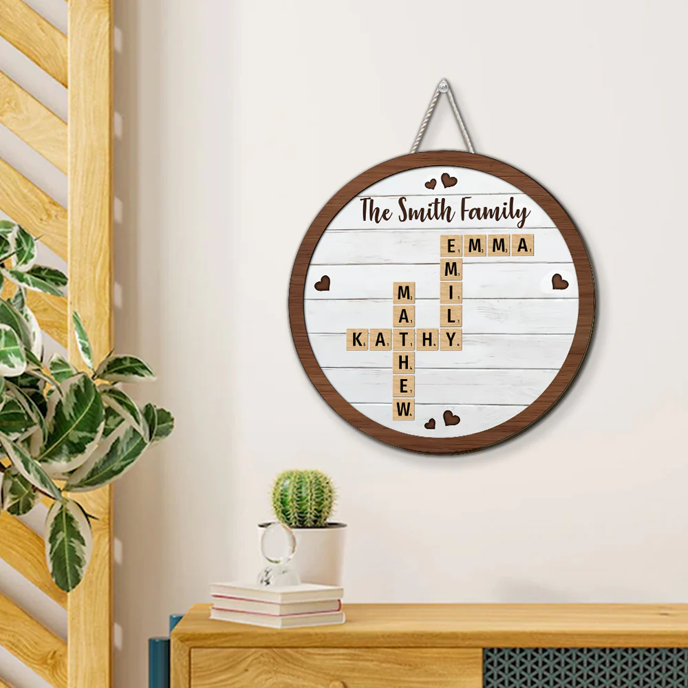 Family Together  - Personalized Custom Wood Sign - Image 3