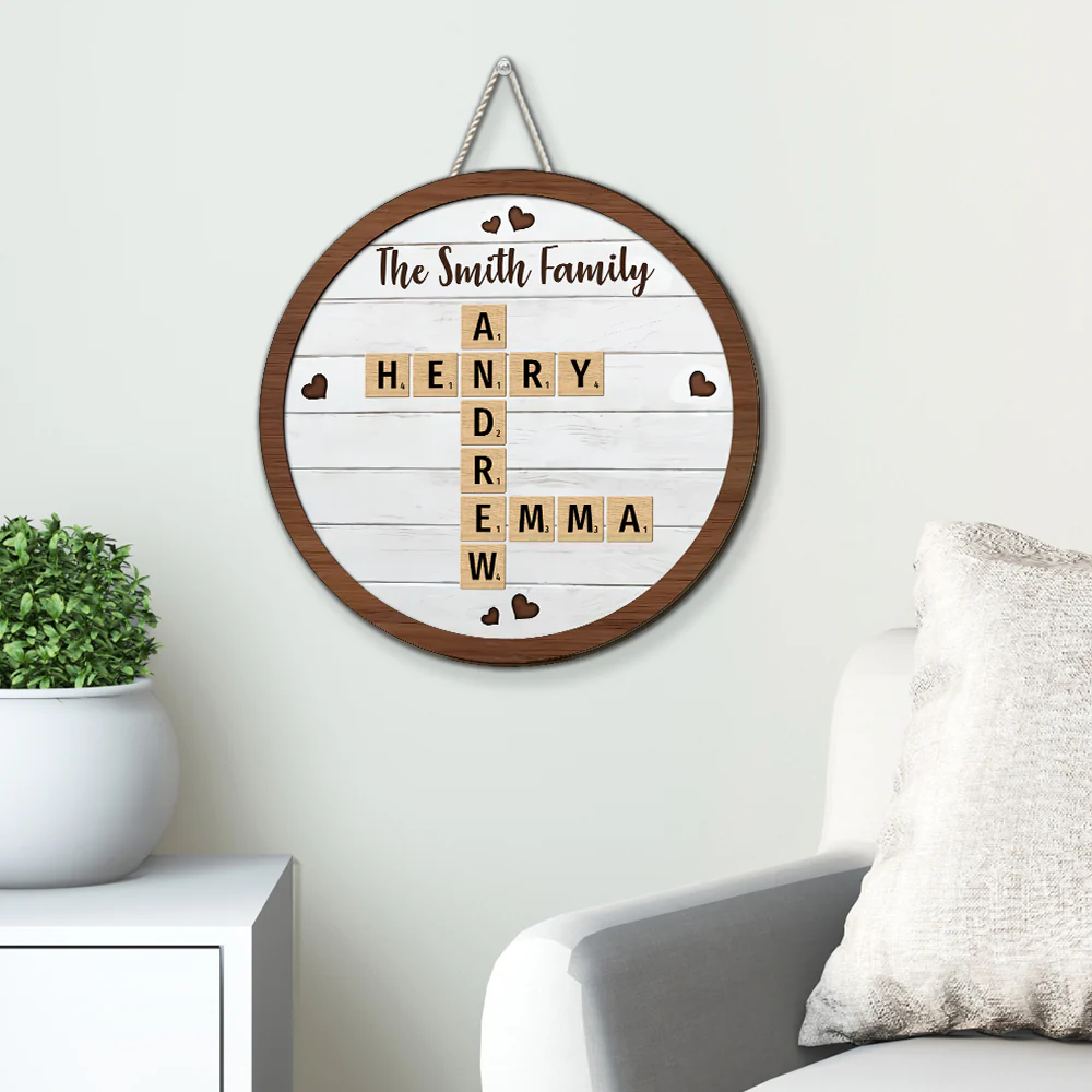 Family Together  - Personalized Custom Wood Sign - Image 4