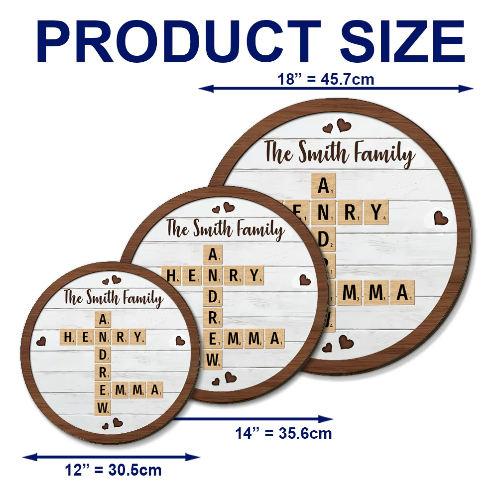 Family Together  - Personalized Custom Wood Sign - Image 5