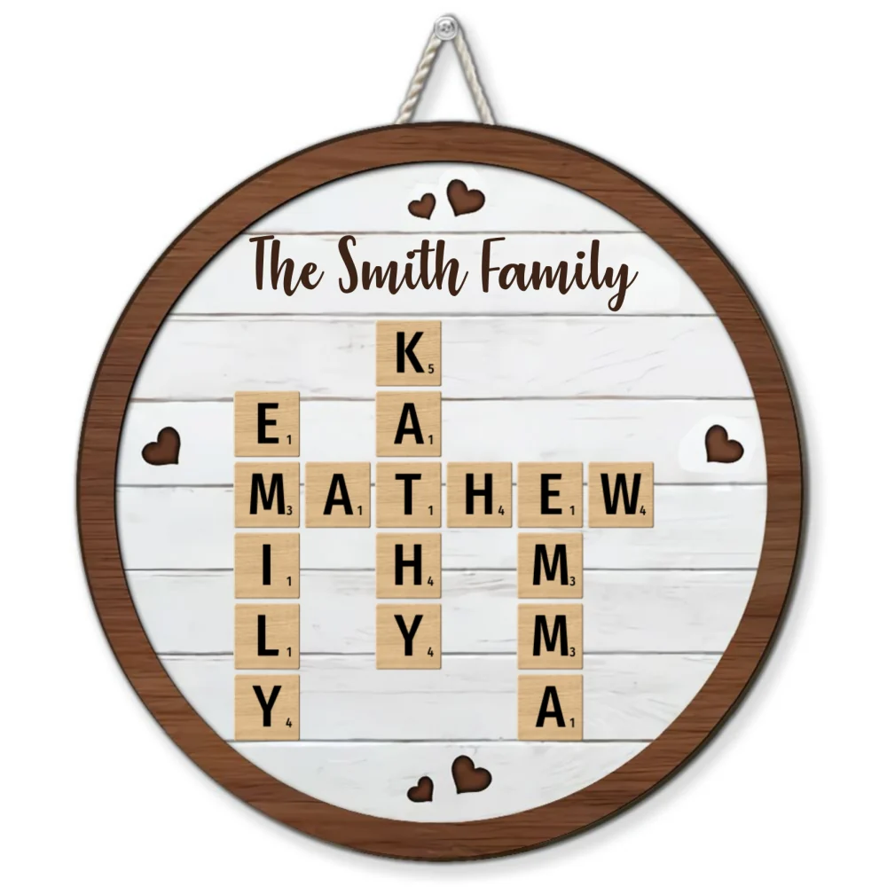 Family Together  - Personalized Custom Wood Sign - Image 6