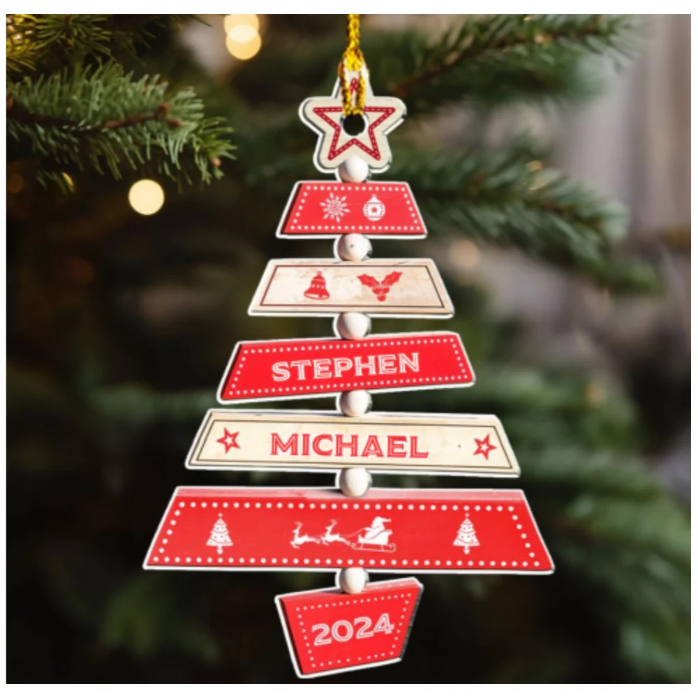 Family Tree - Personalized Custom Acrylic Ornament - Image 6