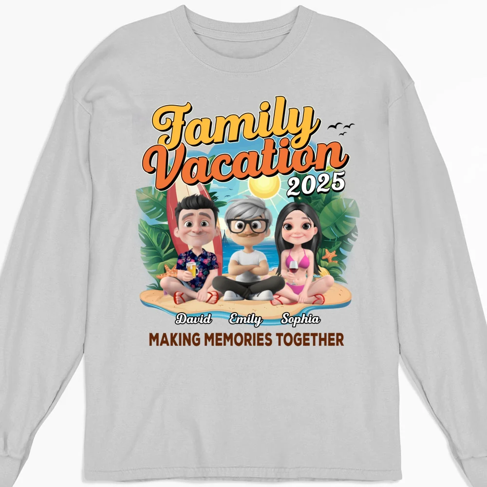 Family Vacation Making Memories Together - Personalized Custom Shirt - Image 15