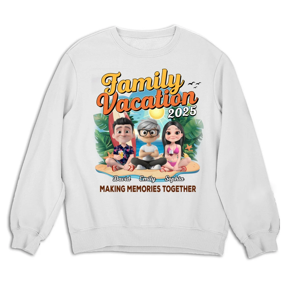 Family Vacation Making Memories Together - Personalized Custom Shirt - Image 17