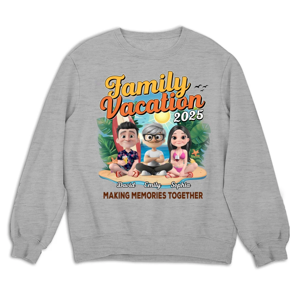 Family Vacation Making Memories Together - Personalized Custom Shirt - Image 18