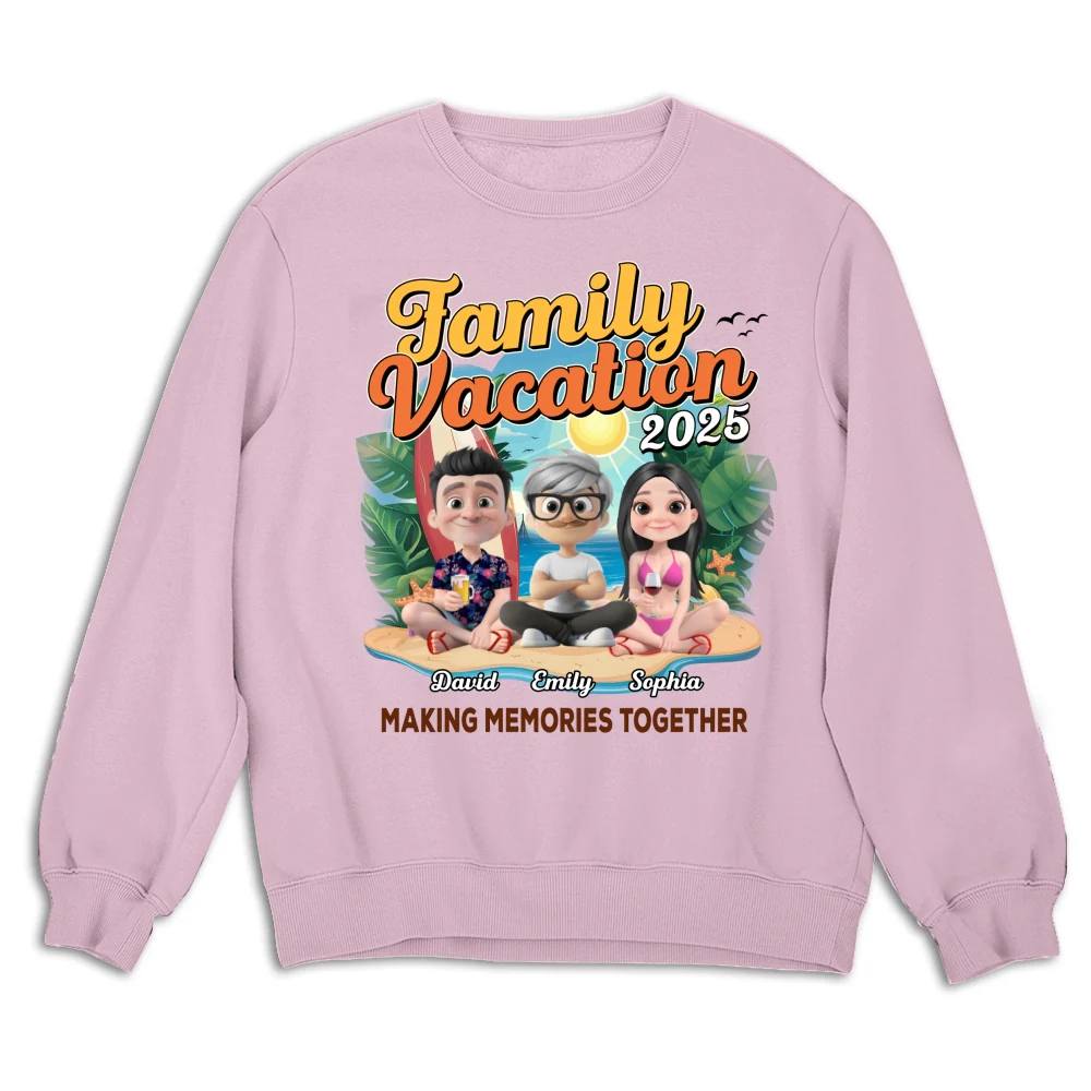 Family Vacation Making Memories Together - Personalized Custom Shirt - Image 19