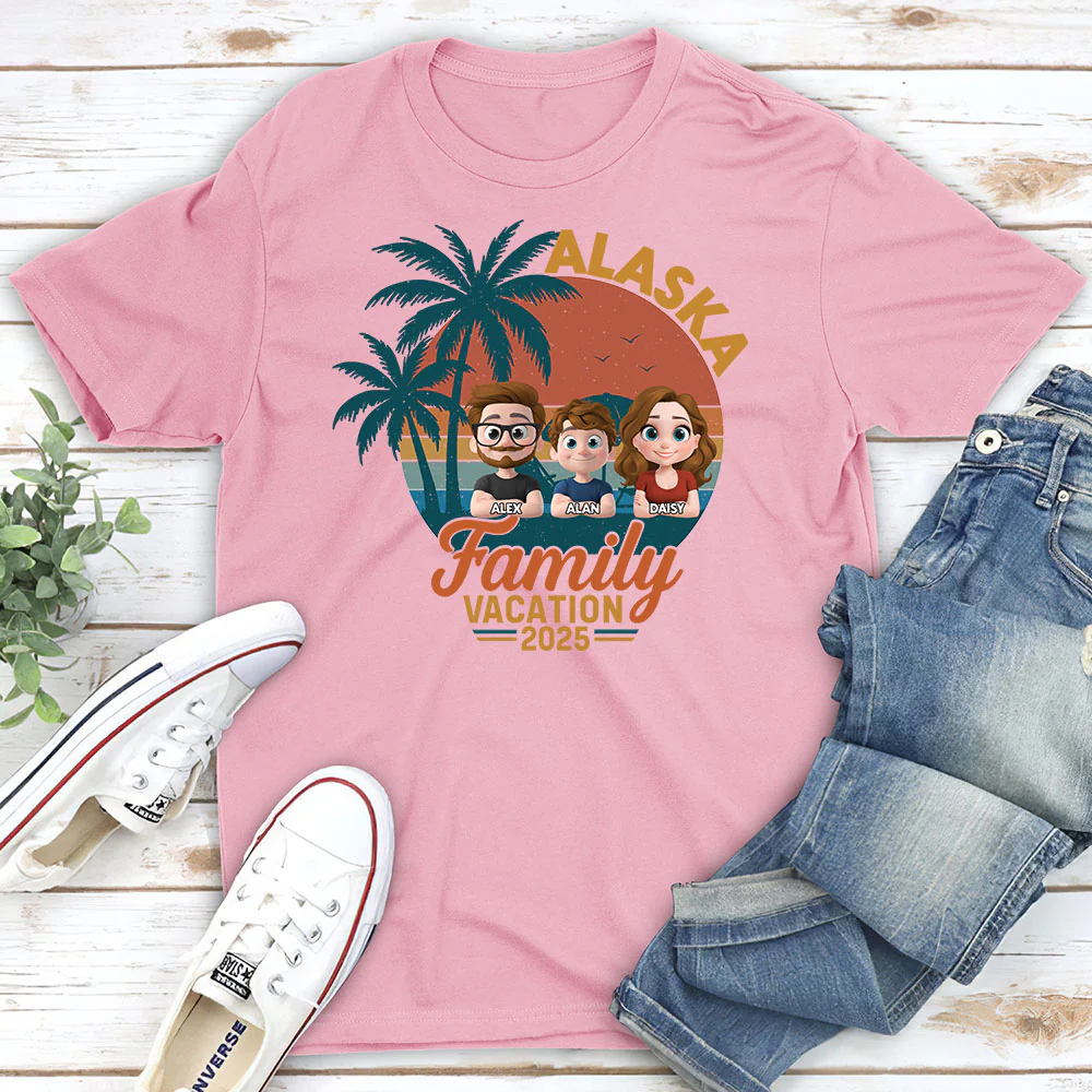 Family Vacation - Personalized Custom Shirt - Image 2