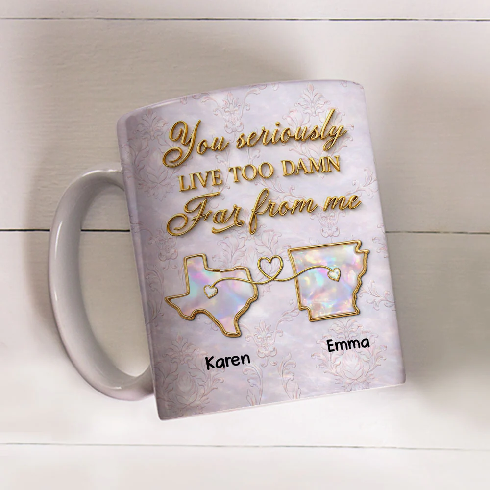 Far From Me - Personalized Custom 3D Inflated Effect Mug - Image 3