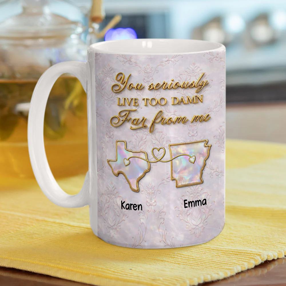 Far From Me - Personalized Custom 3D Inflated Effect Mug - Image 4