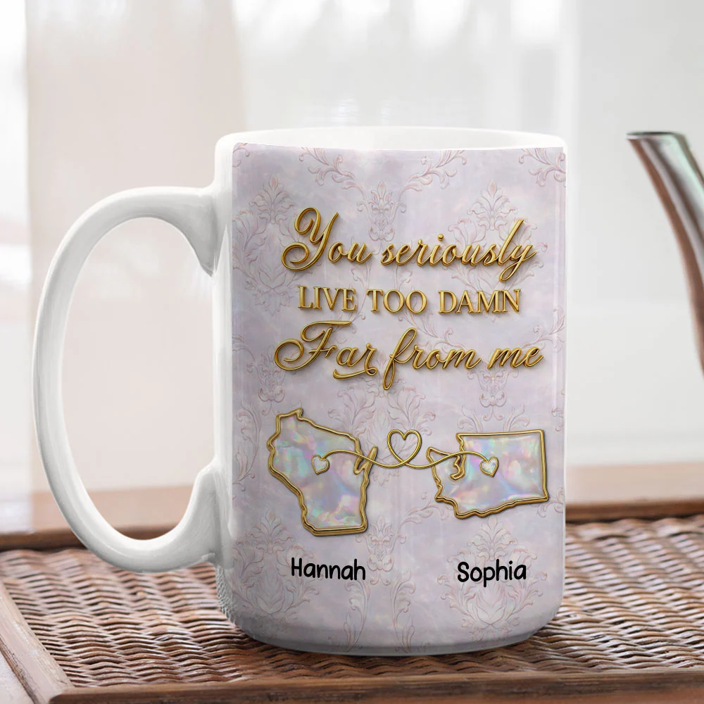 Far From Me - Personalized Custom 3D Inflated Effect Mug - Image 5