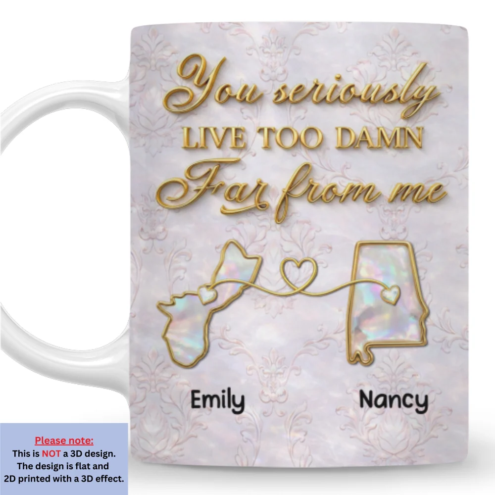 Far From Me - Personalized Custom 3D Inflated Effect Mug - Image 7