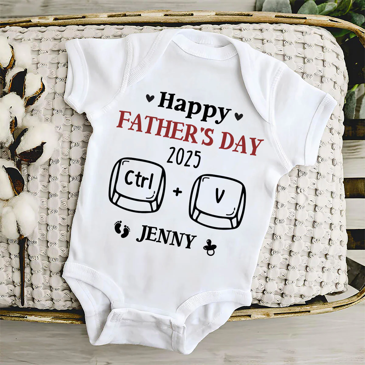 Father And Baby Matching - Personalized Custom T-shirt And Onesie - Image 9