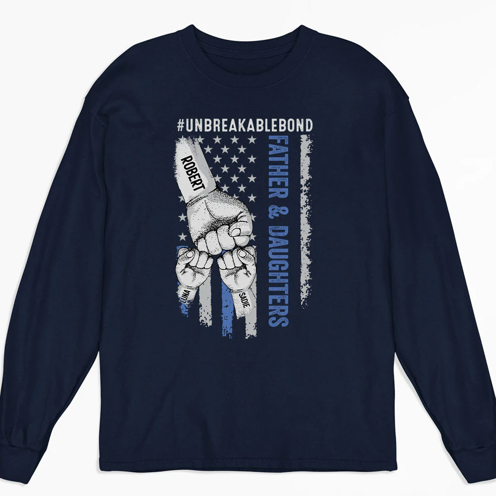 Father Son Unbreakable Bond 1st Version - Personalized Custom Shirt - Image 5