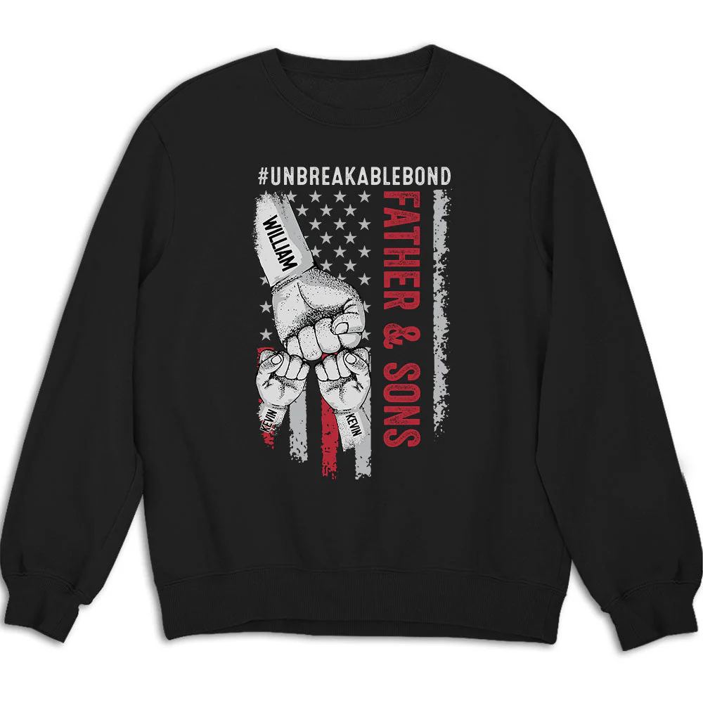 Father Son Unbreakable Bond 1st Version - Personalized Custom Shirt - Image 7