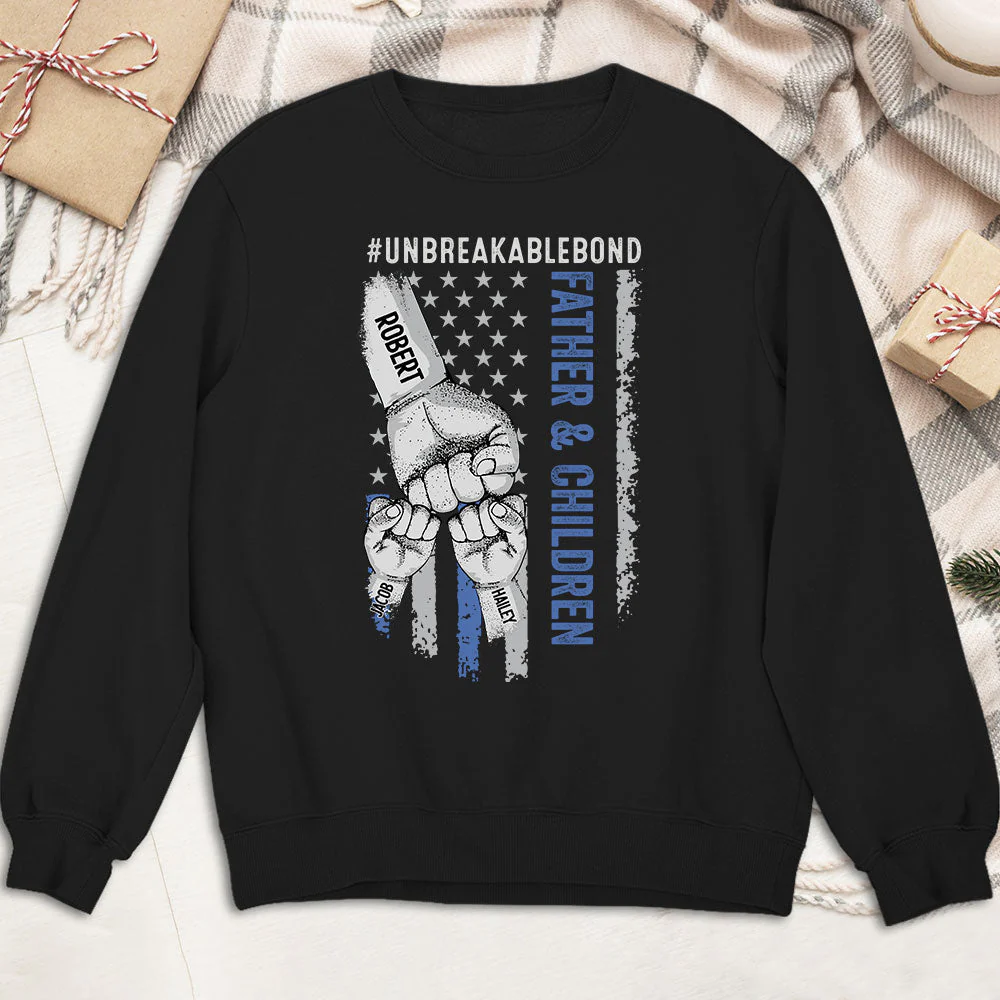 Father Son Unbreakable Bond 1st Version - Personalized Custom Shirt - Image 8