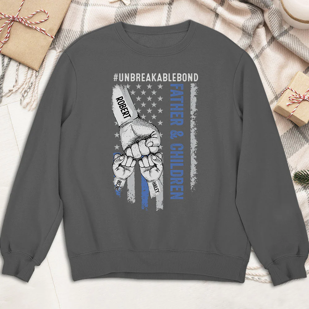 Father Son Unbreakable Bond 1st Version - Personalized Custom Shirt - Image 9